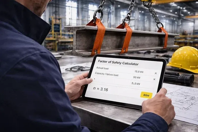 Illustrative image of Factor of safety (FS) calculation in Hull