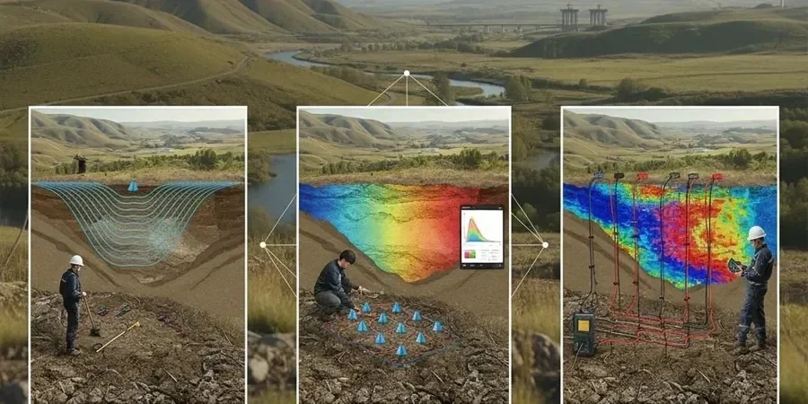 Illustrative image of Seismic tomography (refraction/reflection) in Hull